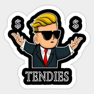 Tendies - Dollar Signs Sticker